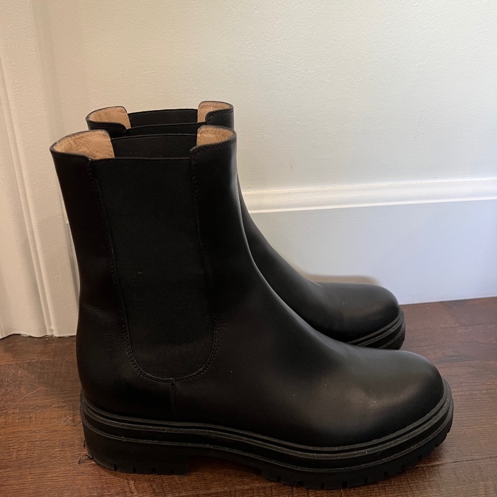 Gianvito Rossi- Chester Leather Boot Size 39